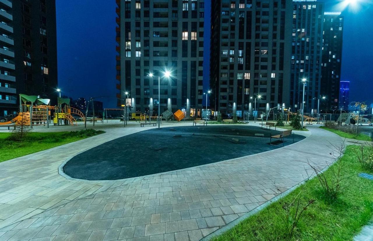 Новая Квартира С Авторским Ремонтом В Жк Seven Днепровская Набережная Kiev Exteriör bild