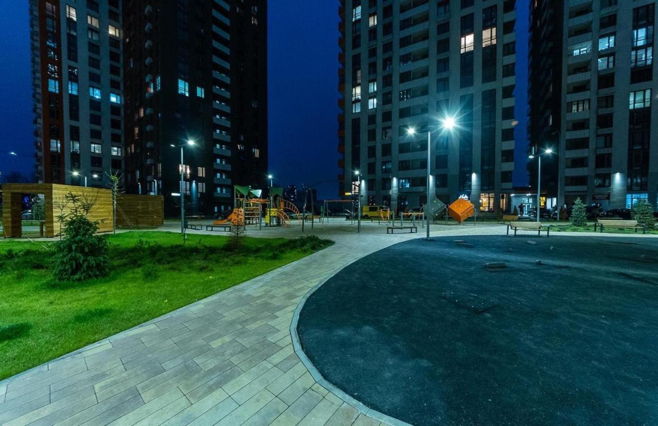 Новая Квартира С Авторским Ремонтом В Жк Seven Днепровская Набережная Kiev Exteriör bild