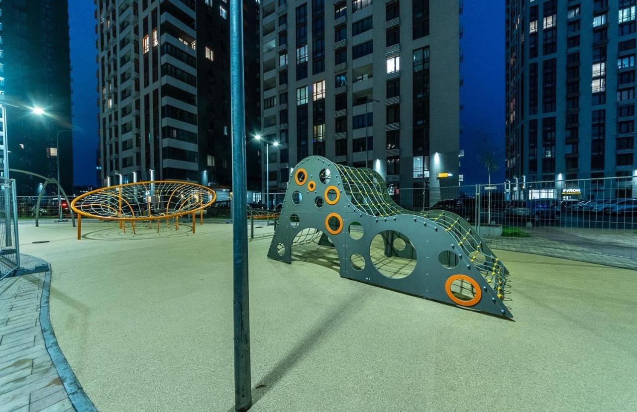 Новая Квартира С Авторским Ремонтом В Жк Seven Днепровская Набережная Kiev Exteriör bild